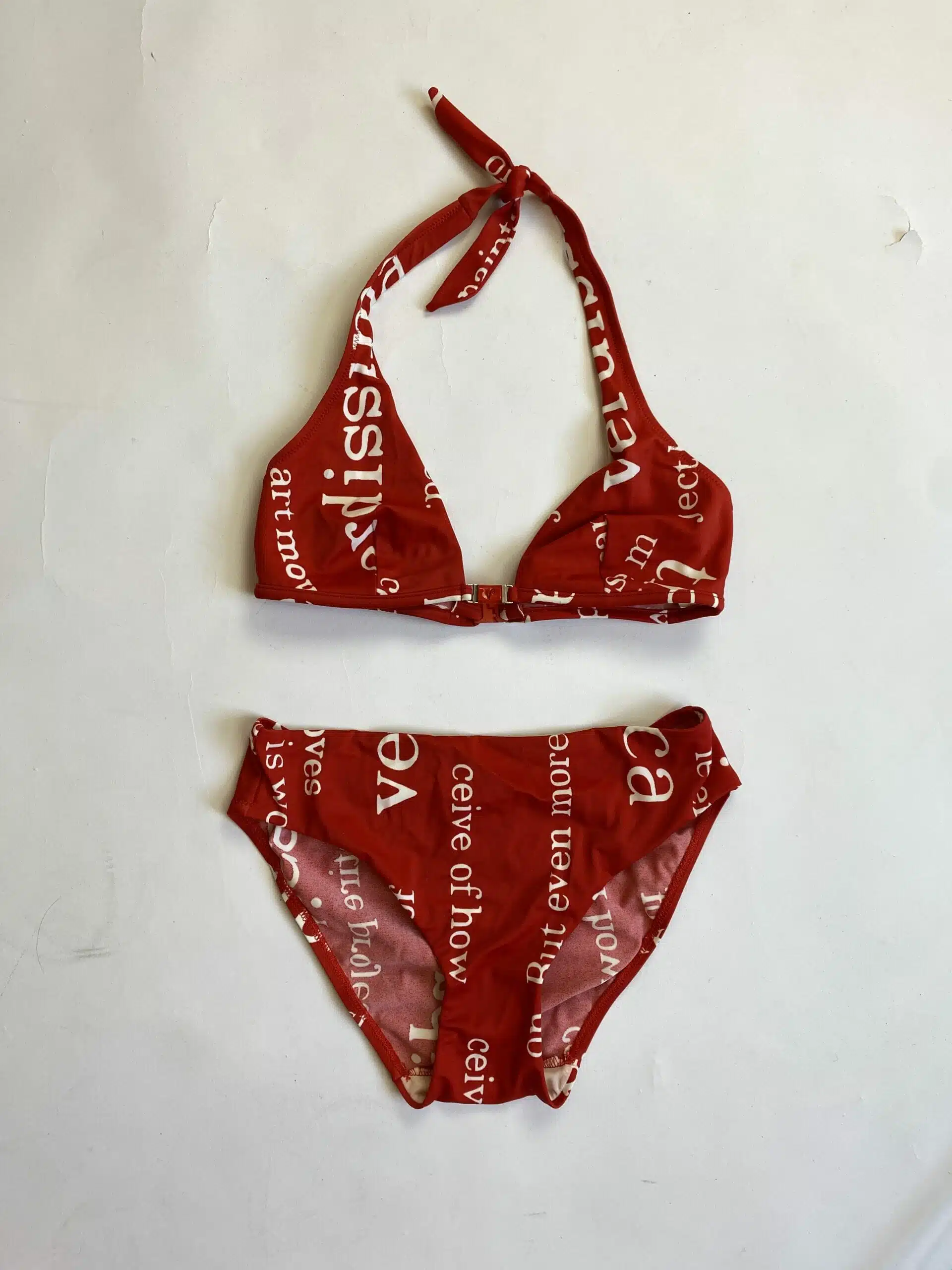 Y2k deadstock monogram bikini
