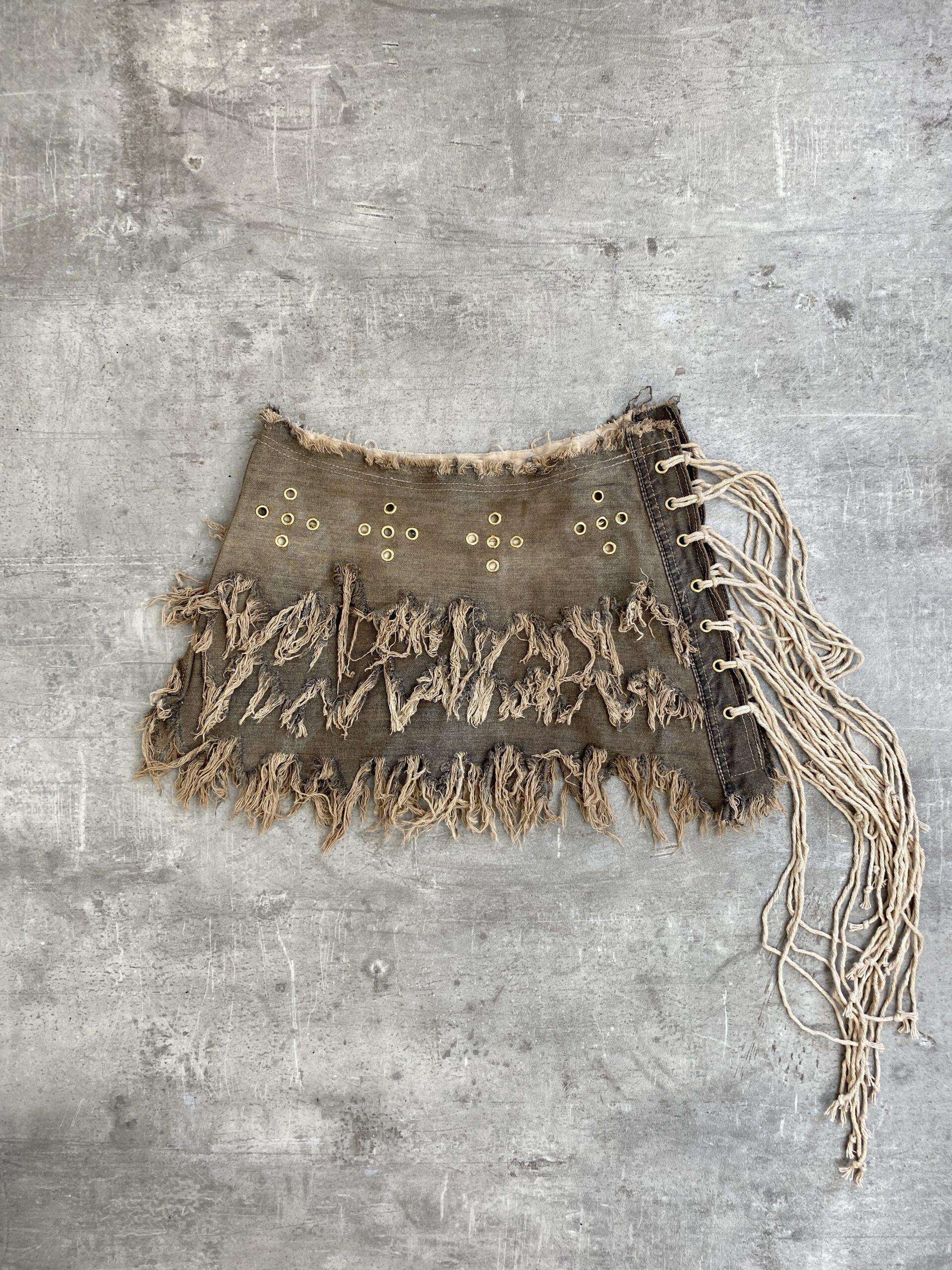 The Ramona Up-Cycled skirt UK 4 XXS