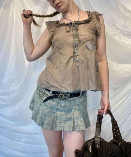 Alternative view of Y2K Cop Copine sheer blouse