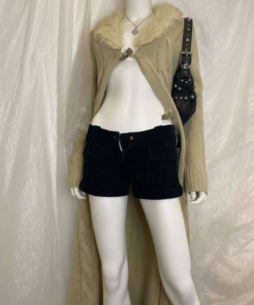 Vintage Black Booty Shorts Size XS - Image 8
