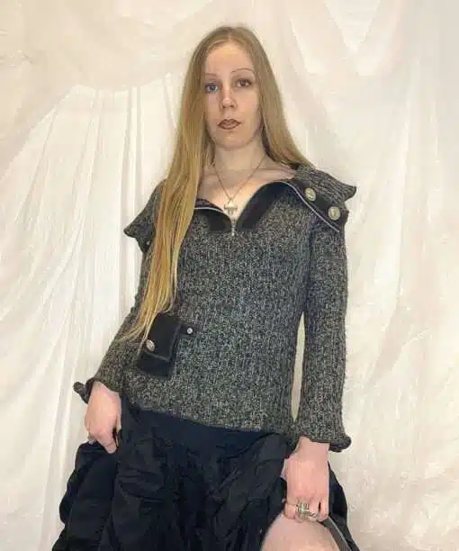 Alternative view of 90s Grunge Parisian Knit jumper