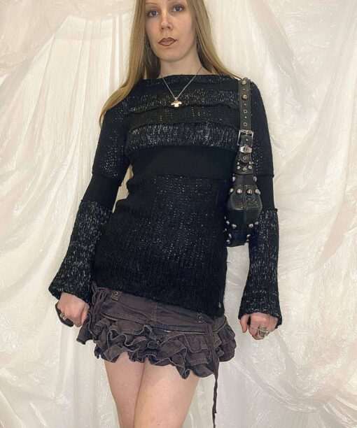 90s Vintage Chunky Knit with flared sleeves