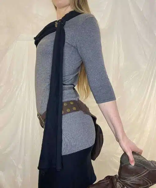 Vintage Miss Sixty Cowl Neck Knit Dress (S)