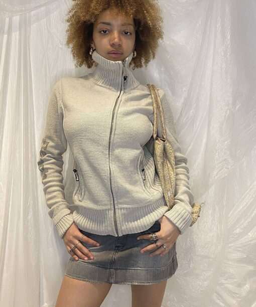 Vintage Bench Utility Zip Up Knit (M)