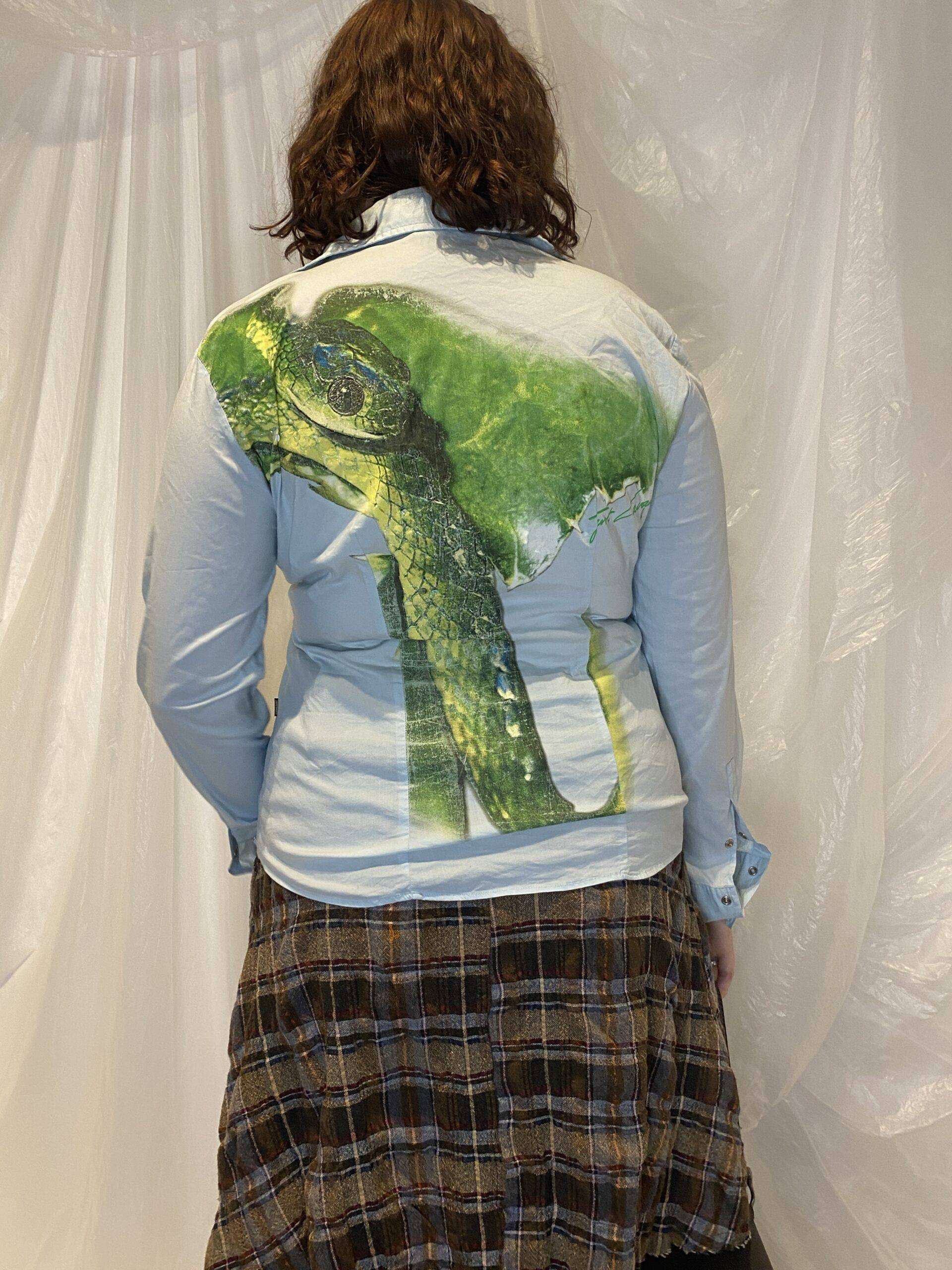 Vintage Just Cavalli Snake Shirt (Multiple Sizes S-M) - Image 3