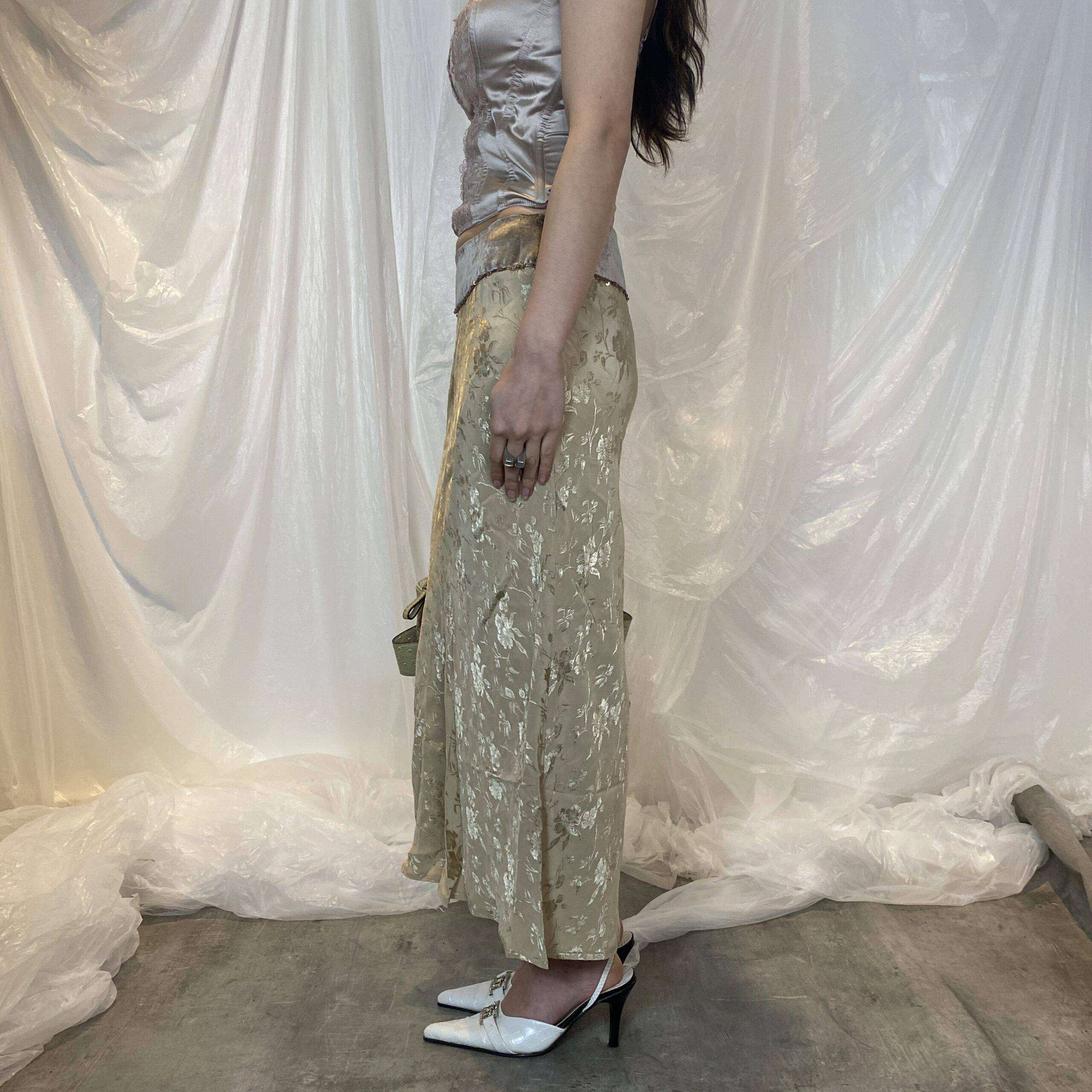 Deadstock Y2K Kookai Floral Maxi Skirt (XS) - Image 3