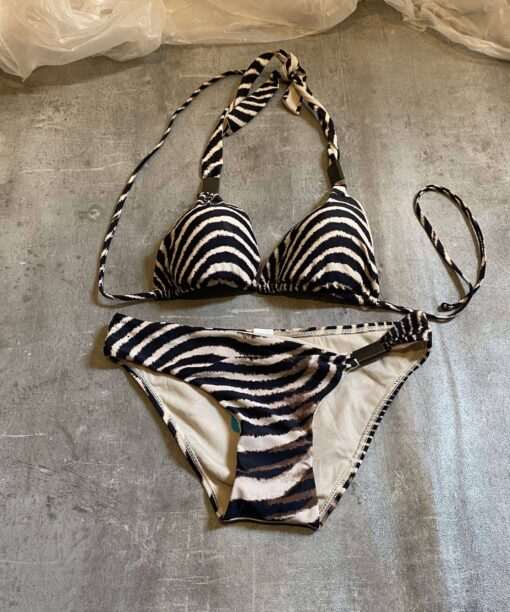 Vintage Animal Print Bikini Set (M)