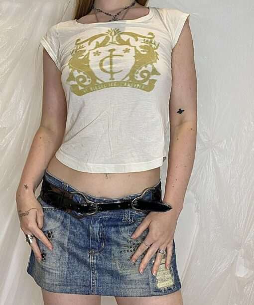 Vintage Diesel Logo Baby Tee (S)