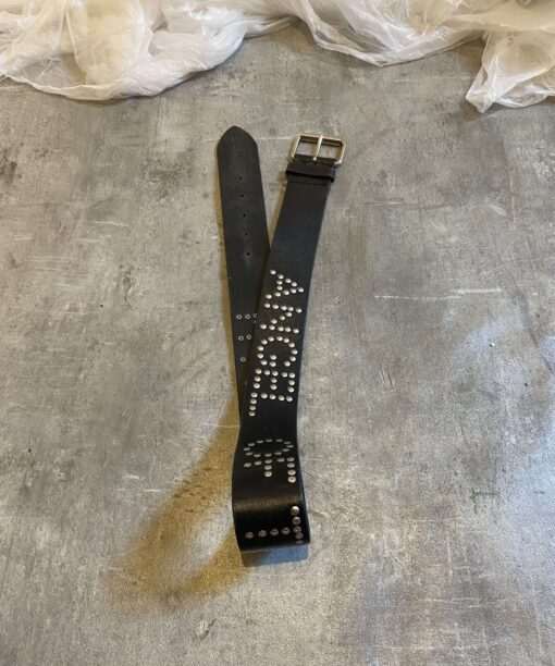 Vintage All Saints Studded Belt 'Angel of the North' (M)