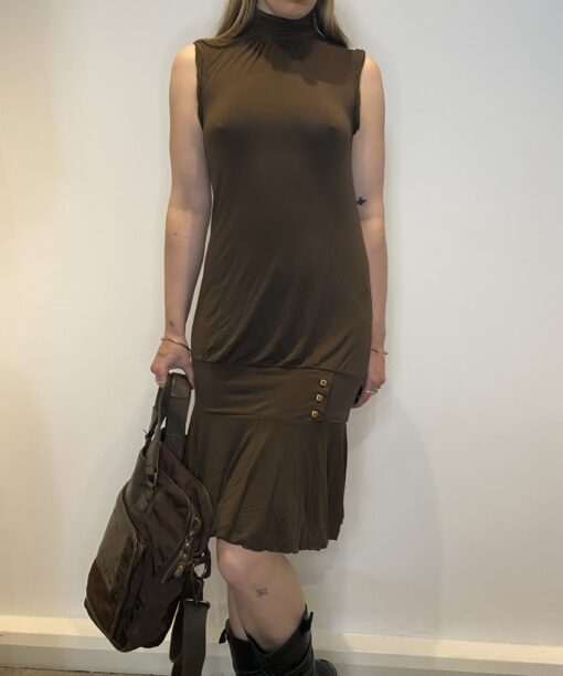 Vintage Miss Sixty Brown Multiwear Archive Dress (M)
