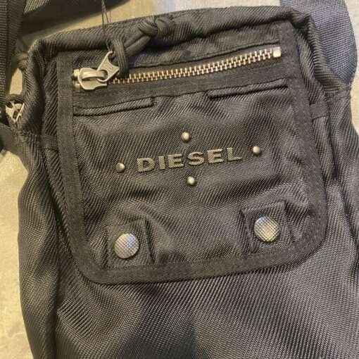 Vintage Black Diesel Techwear Over the Shoulder Bag - Image 2
