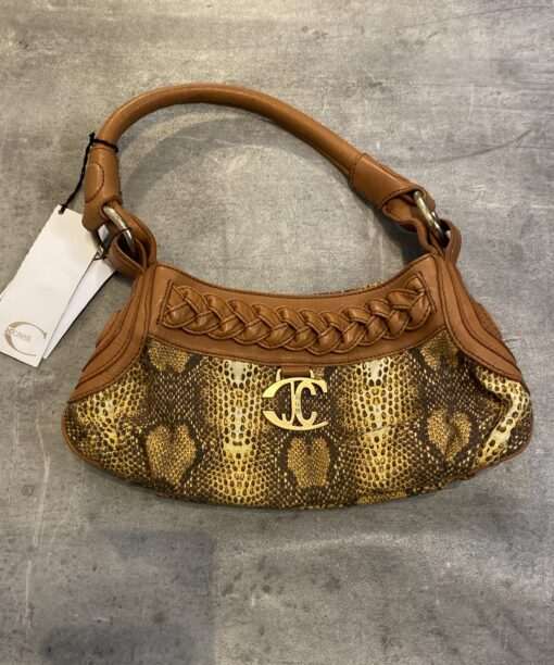 Deadstock Just Cavalli Snakeskin Shoulder Bag