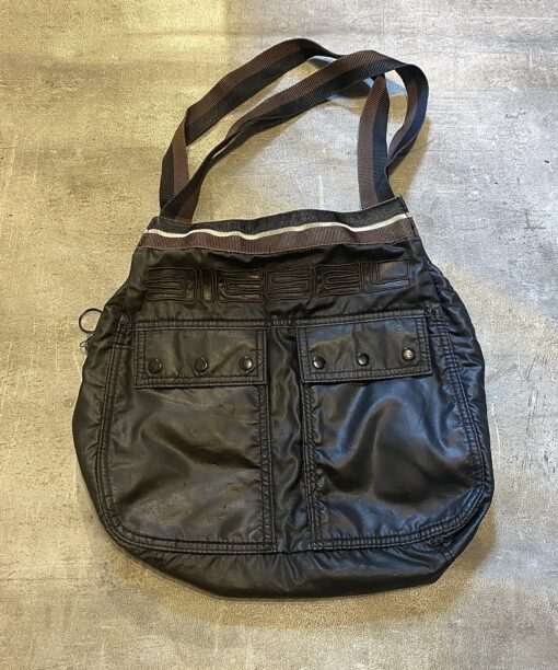 Vintage Diesel Logo Utility Hand Bag