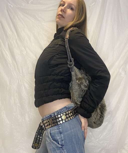 Alternative view of Vintage Diesel Cropped Puffer Coat (S)