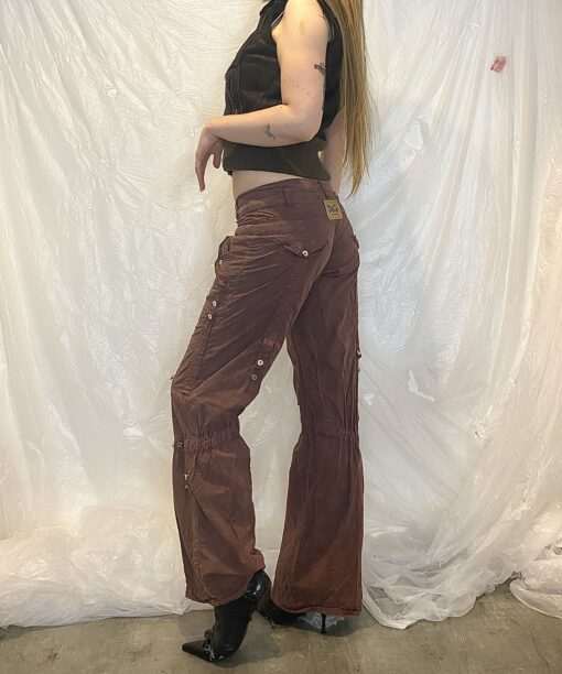 Vintage D&G Ruched Cargo Trousers (S) - Image 4