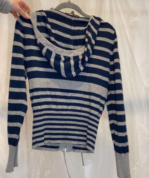 Alternative view of SALE ITEM Vintage Striped Hooded Top (S)