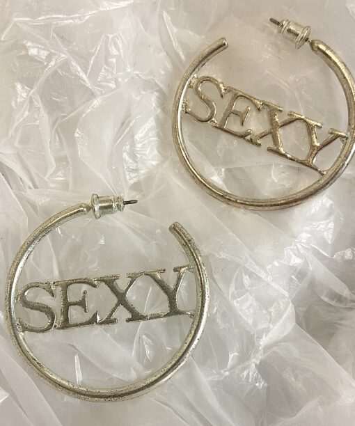 'Sexy' Y2K Hoop Earrings