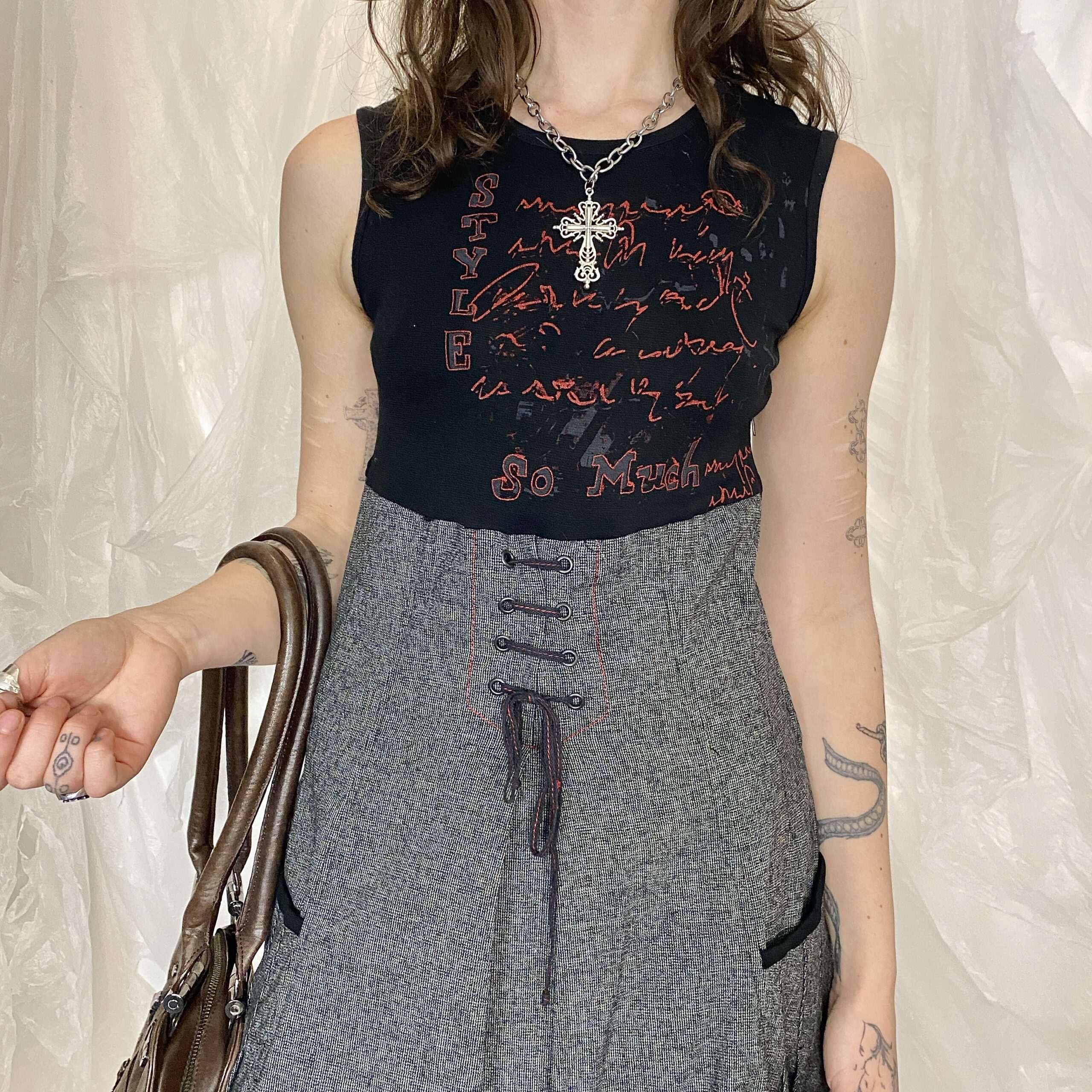 Vintage Parisian Bubble Dress (S) - Image 2