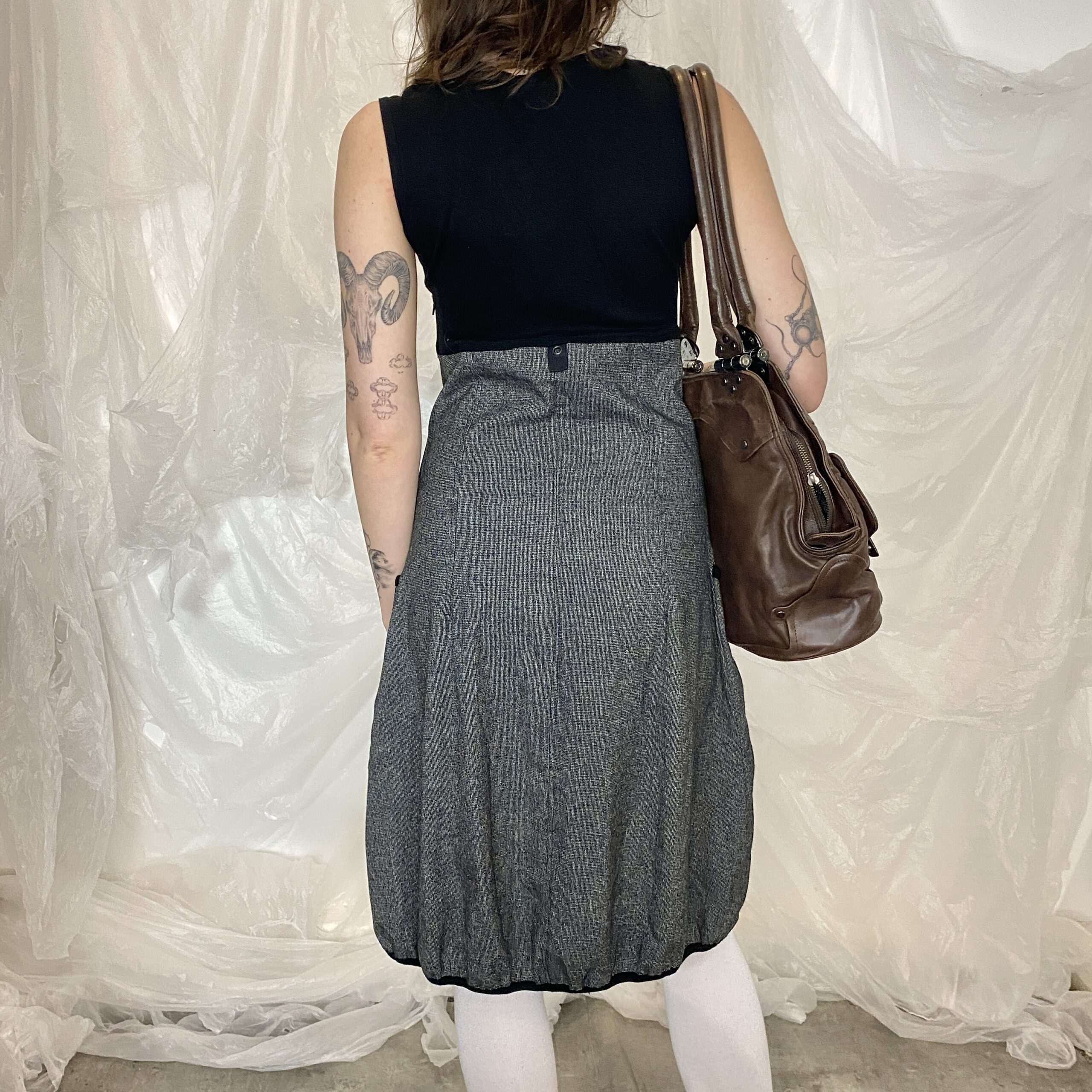 Vintage Parisian Bubble Dress (S) - Image 3