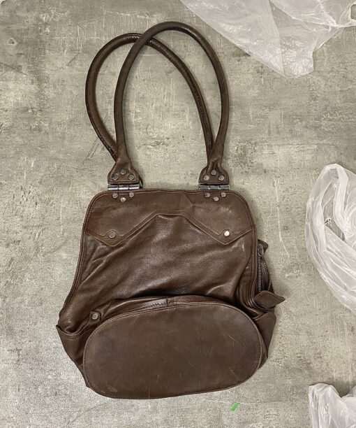 Vintage Diesel Leather Bag - Image 6