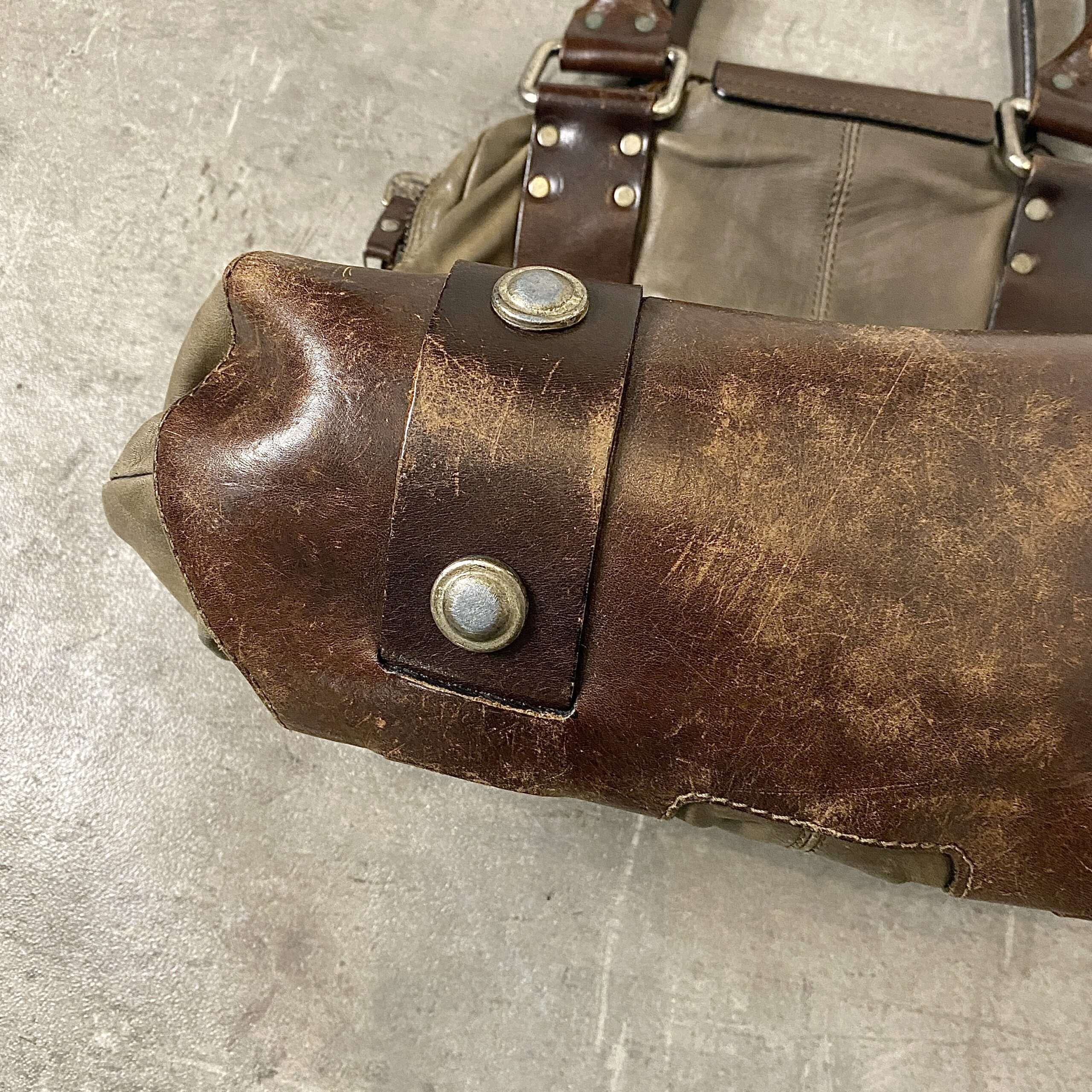 レア Diesel archive brown leather body bag Vintage Diesel Archive Bag – Timeless Wear