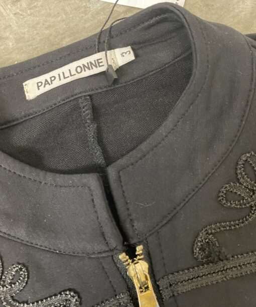 Grunge Military Cropped Jersey Jacket (S/M) - Image 4