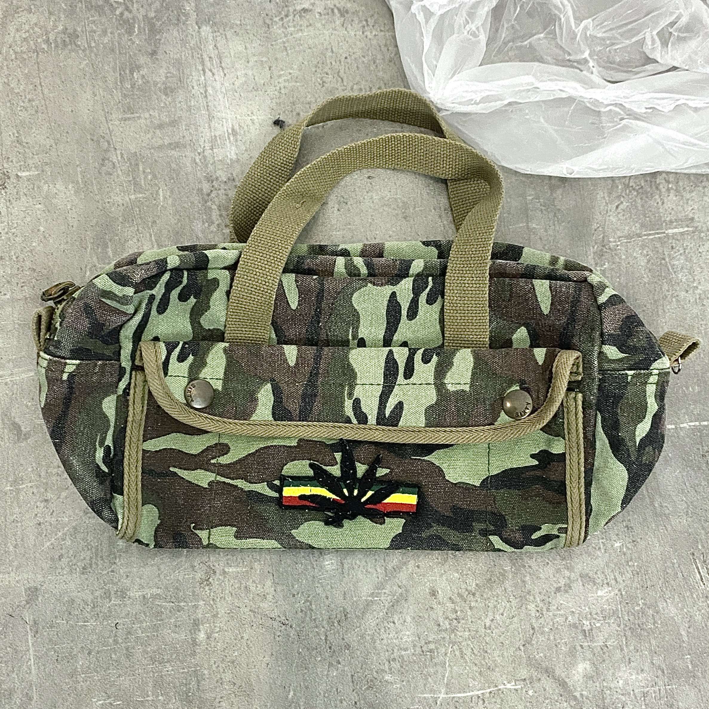 Vintage Camo Miss Sixty Rasta Bag