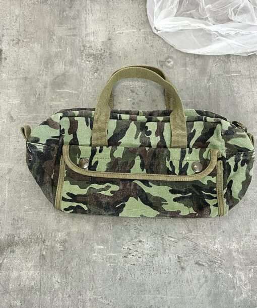Vintage Camo Miss Sixty Rasta Bag - Image 3