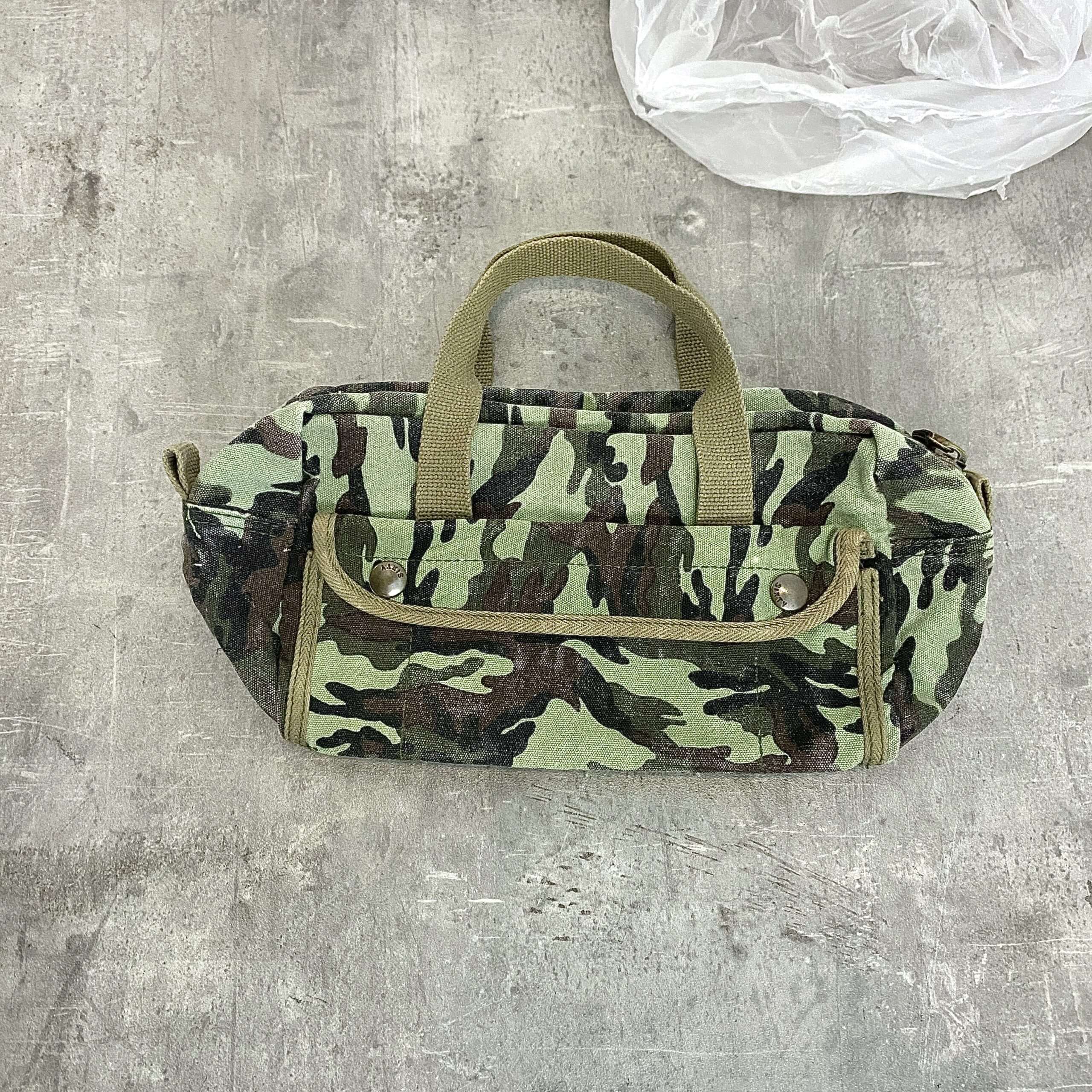 Vintage Camo Miss Sixty Rasta Bag - Image 3