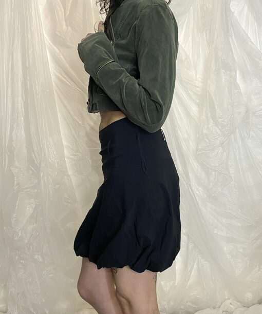 Vintage Parisian Black Bubble Skirt (S) - Image 3