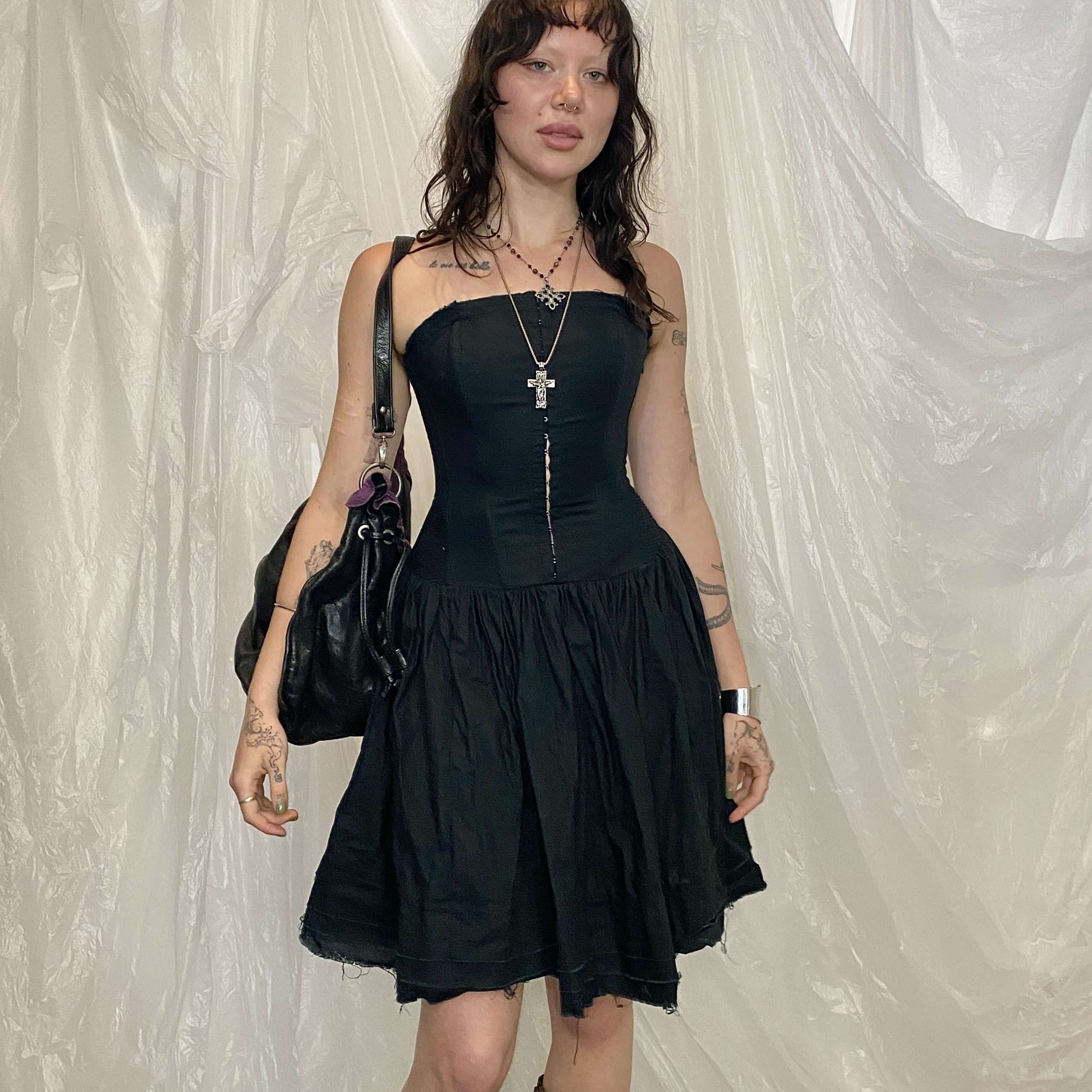 Vintage All Saints Corseted Lace Up Dress (XS)