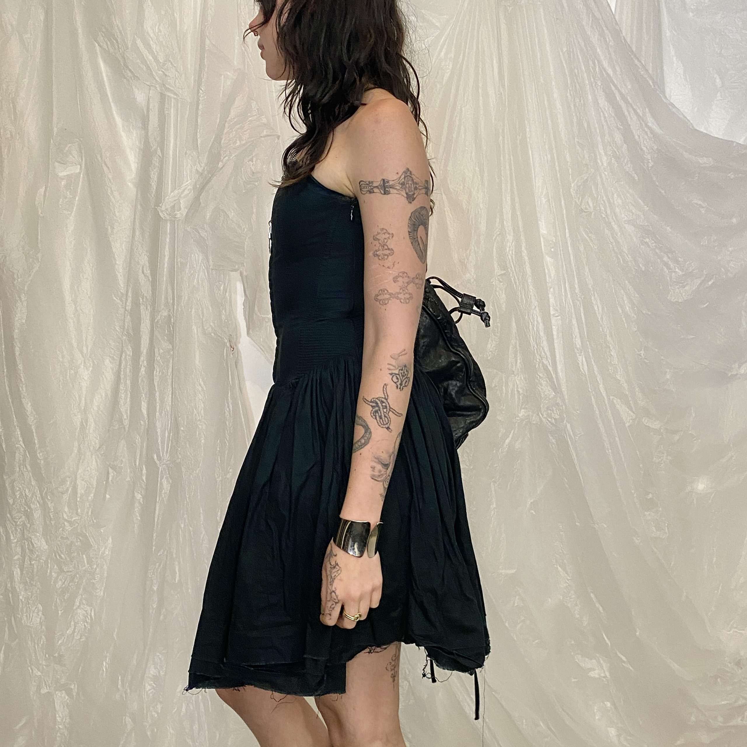Vintage All Saints Corseted Lace Up Dress (XS) - Image 4
