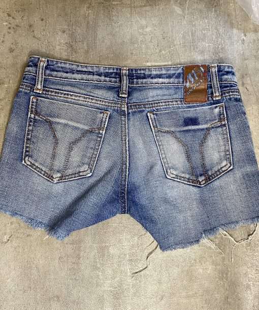 Vintage Miss Sixty Denim Booty Shorts (XS) - Image 3