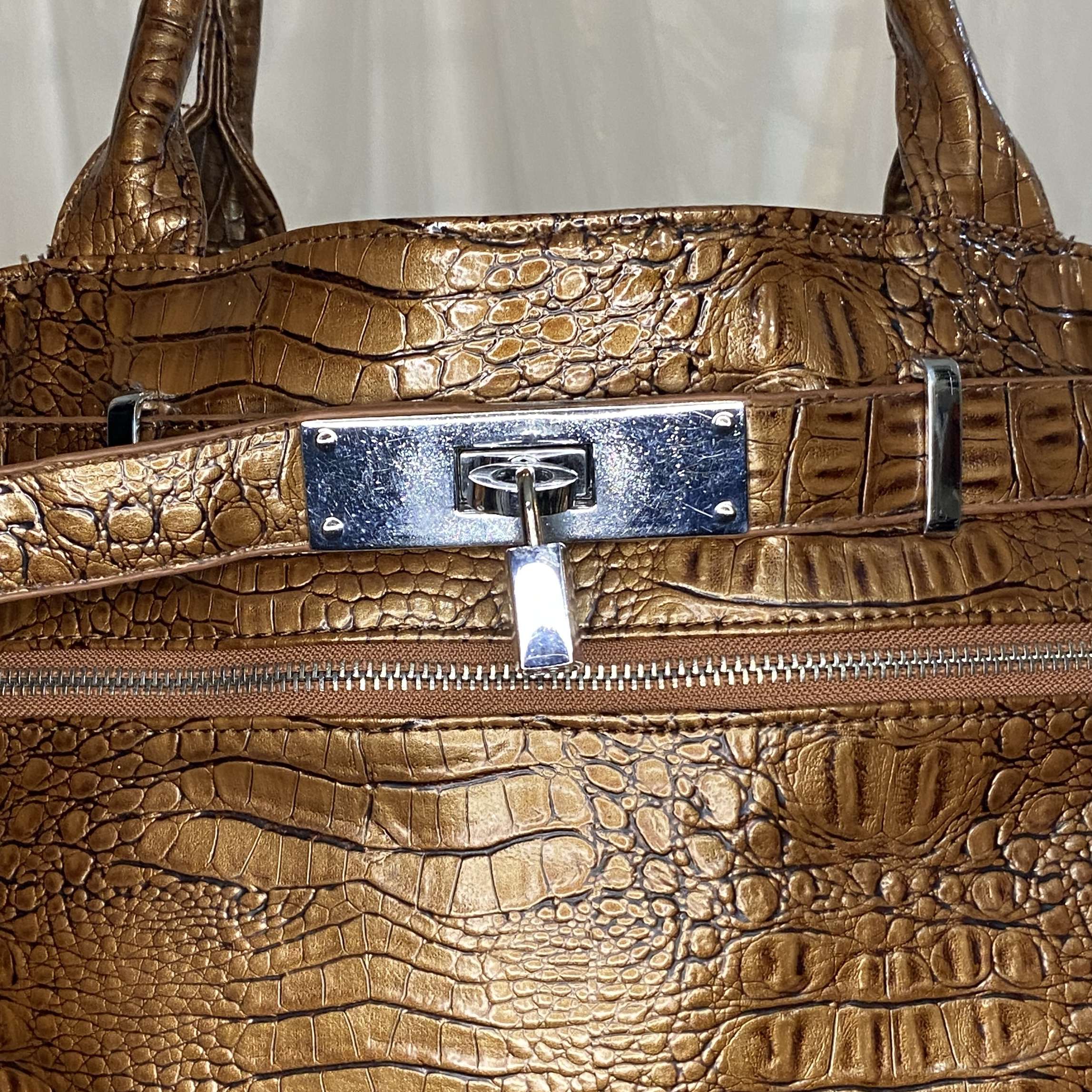 Vintage 'Furkin' snakeskin bag - Image 2