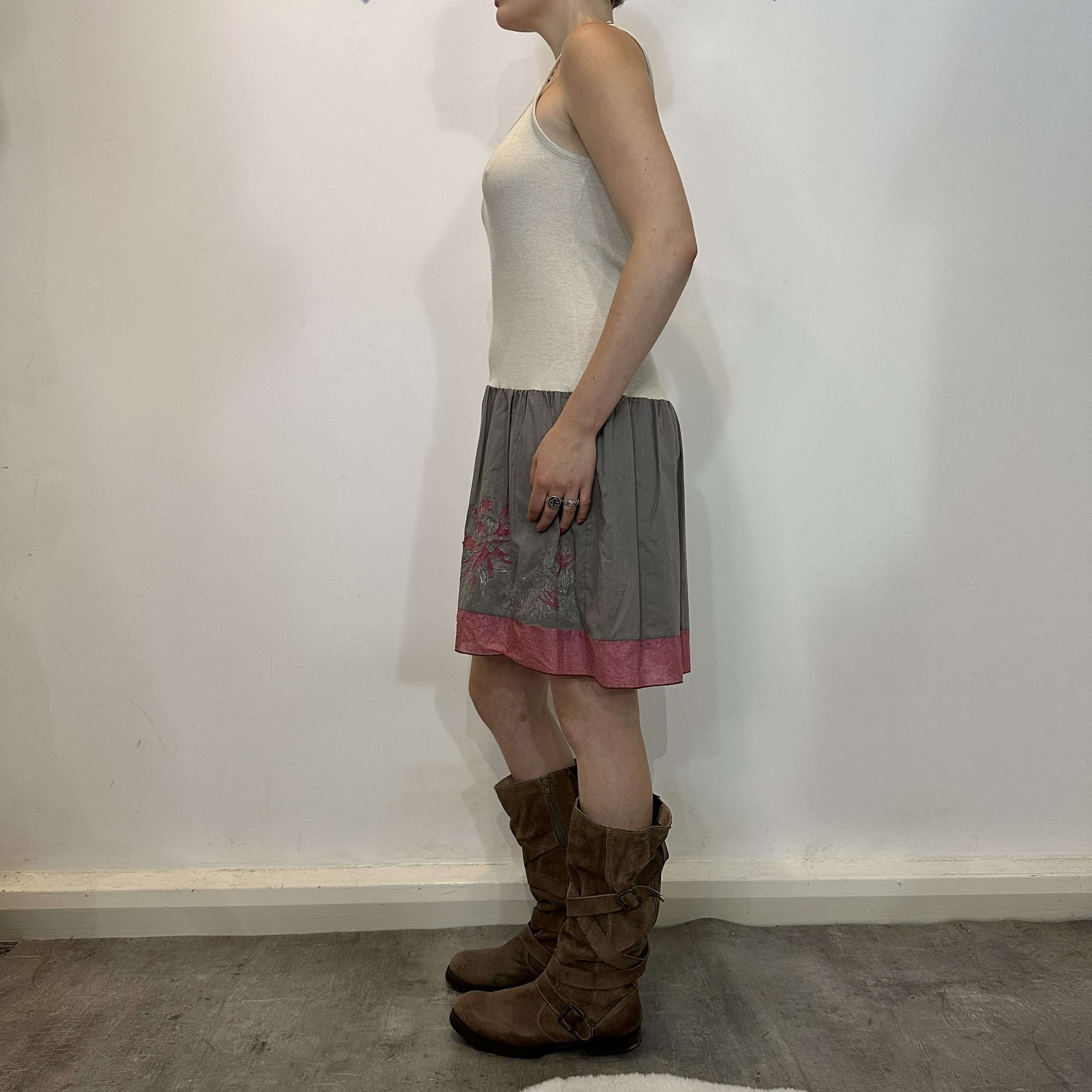 Vintage Cop Copine Dress (M) - Image 4