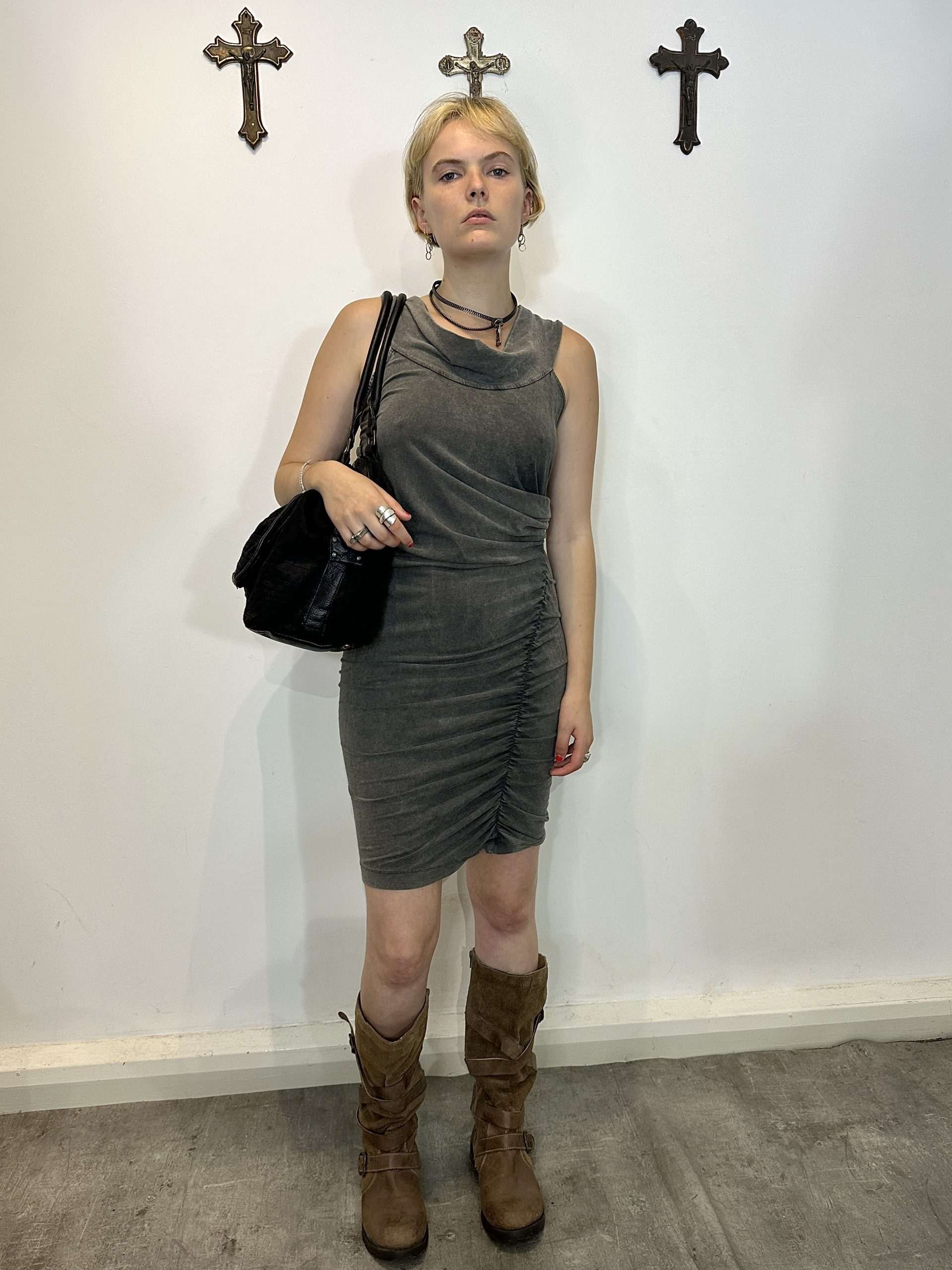 Vintage All Saints Avant Garde Dress (S) - Image 4