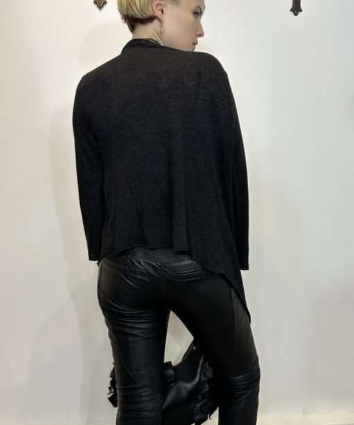 Vintage Sheer Knit Wrap Cardigan (XS/S) - Image 5