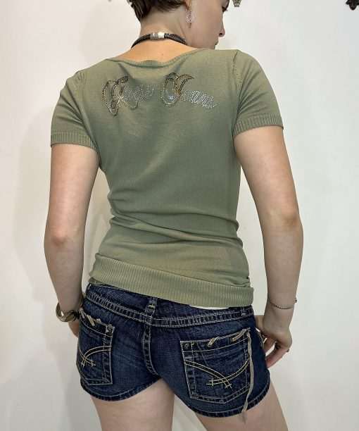 Vintage 2000s Denim Booty shorts (XS/S) - Image 4