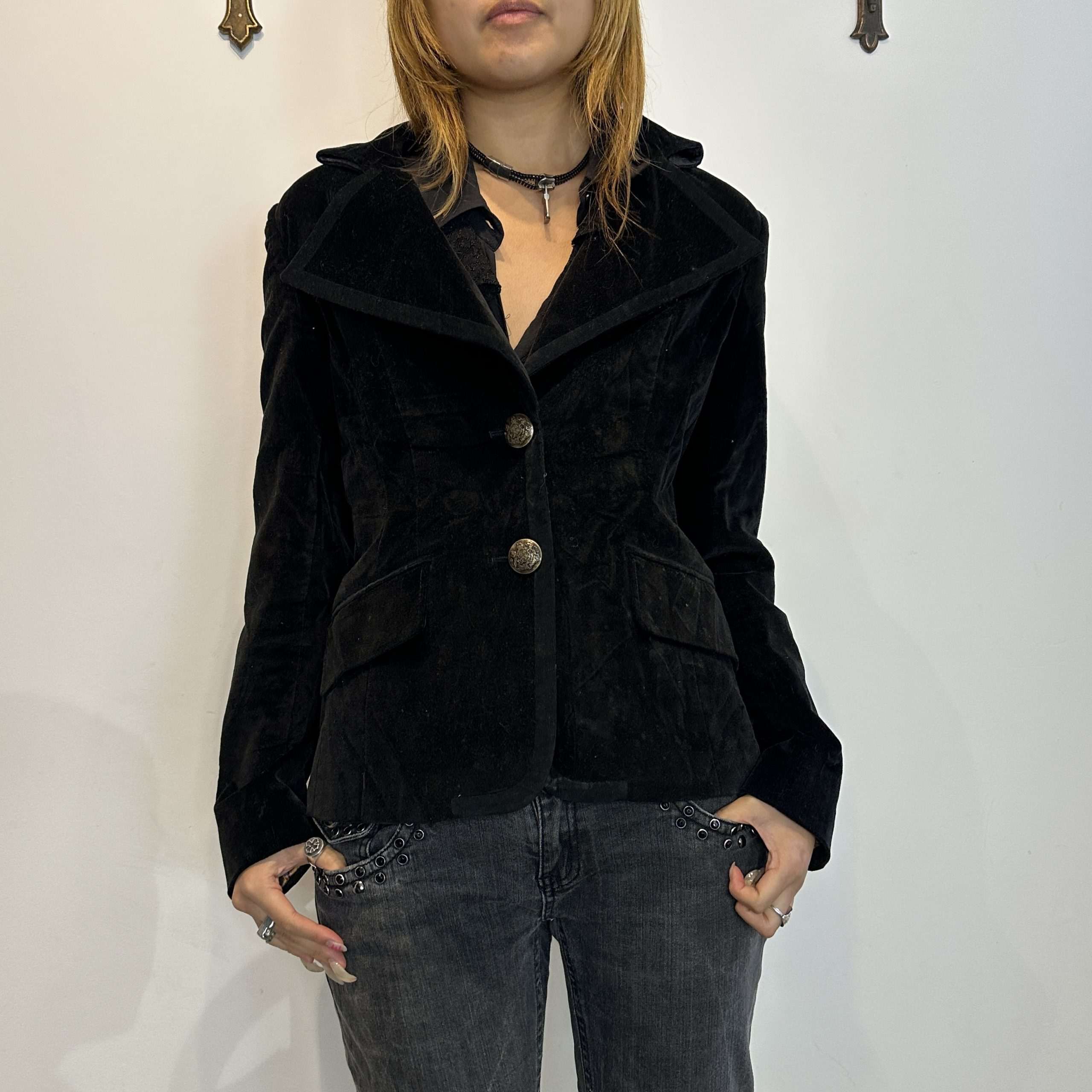Vintage Dolce Gabbana Black Jacket (S/M)
