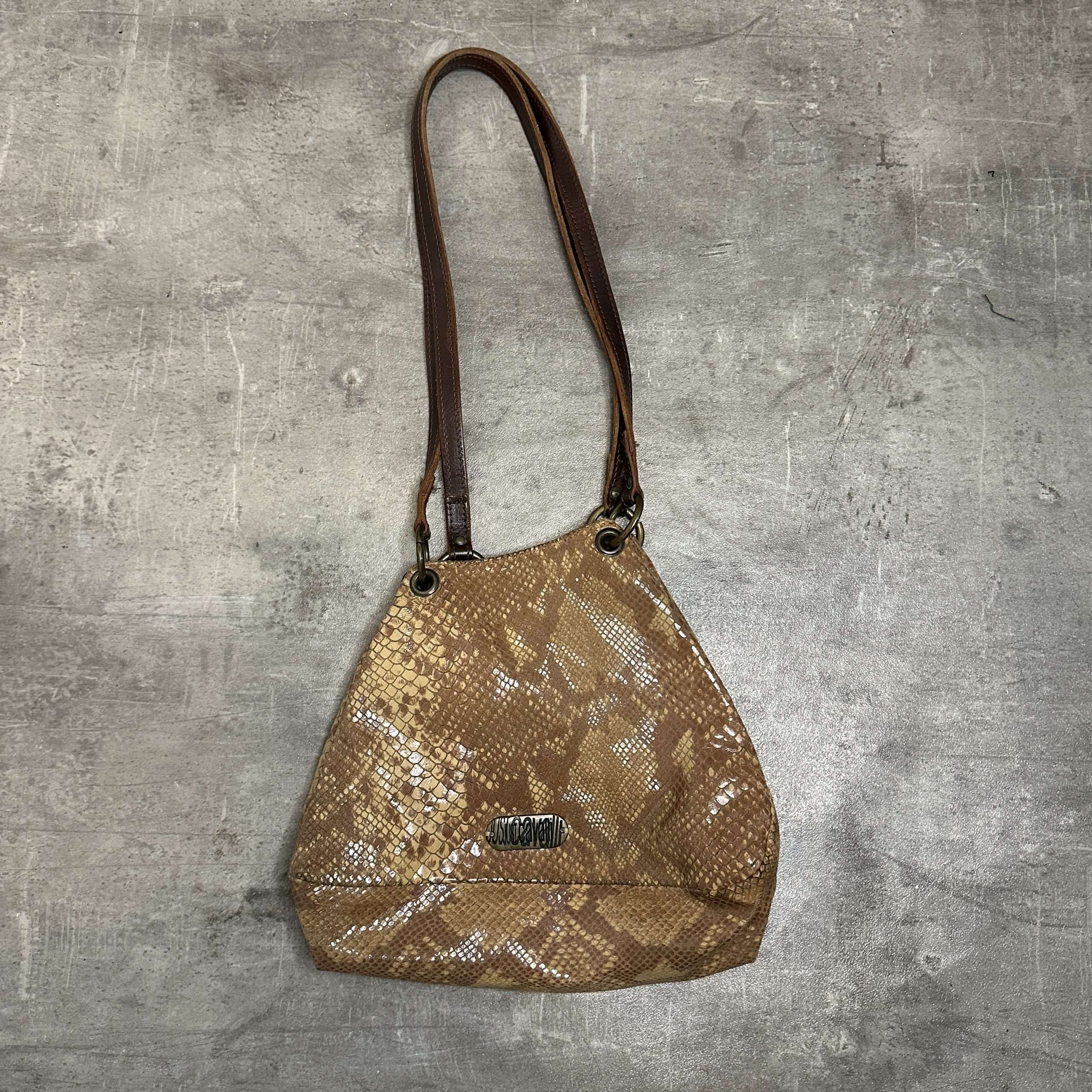 Vintage Snakeskin Designer Cavalli Bag - Image 4
