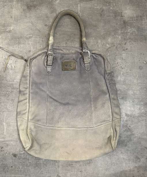 Vintage Brushed Suede Diesel Slouch Bag