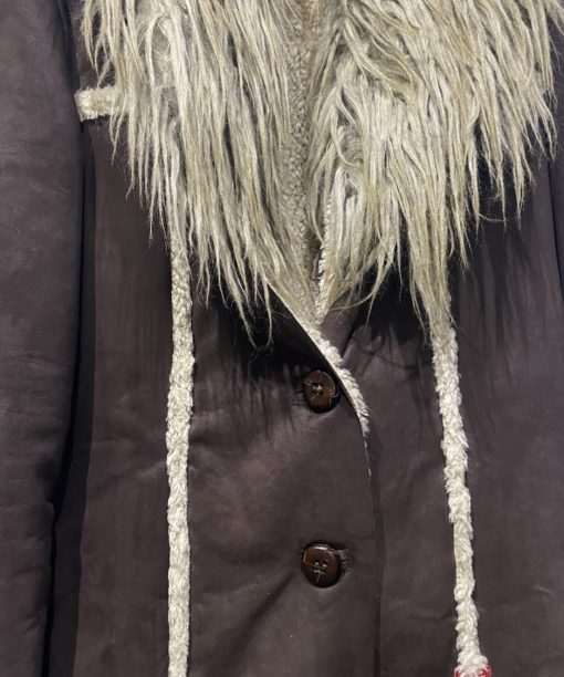 Y2K Miss Sixty Afghan Coat (S/M) - Image 7