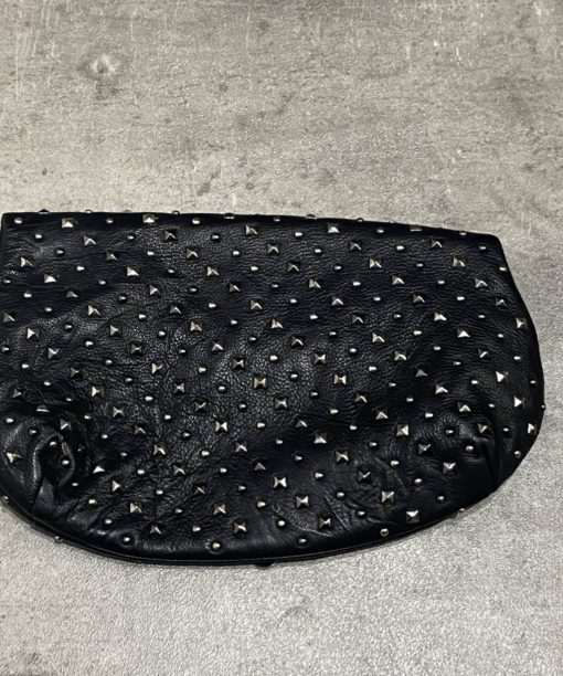 Vintage Diesel Leather Studded Clutch Bag - Image 4