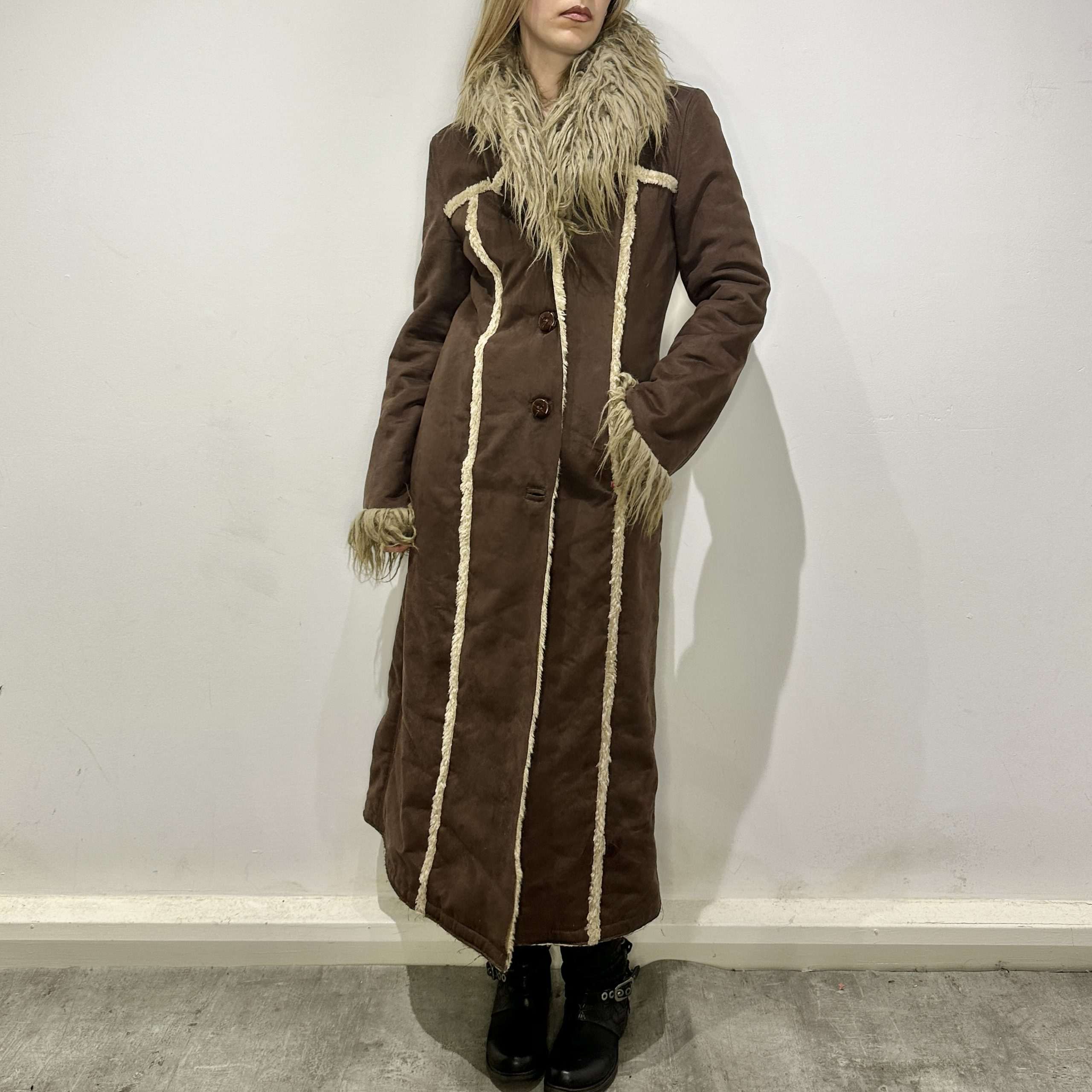 Y2K Miss Sixty Afghan Coat (S/M)