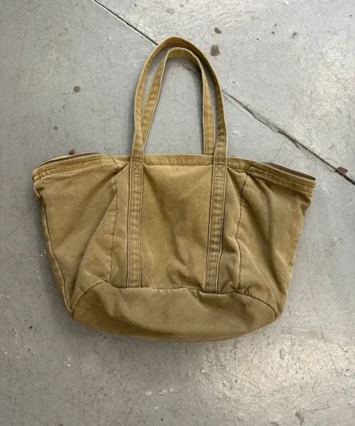 Alternative view of Vintage IKKS Cotton Utility Canvas Shoulder Bag