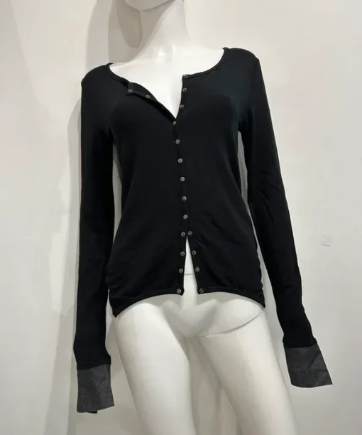 Vintage Grunge Cop Copine Longsleeve Top (S)