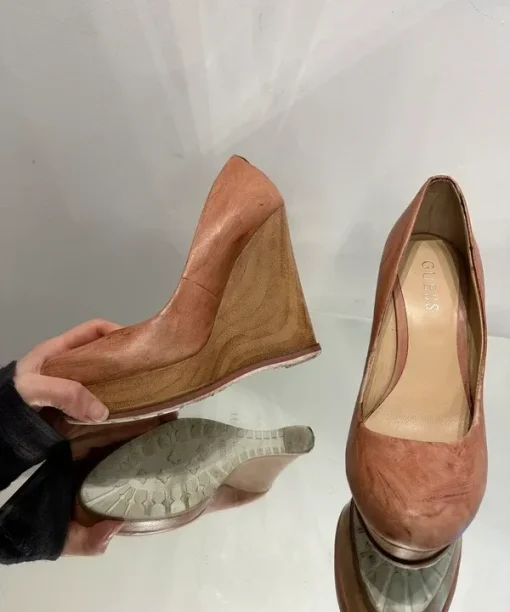 Alternative view of Vintage Y2K 2000s 2010s Guess Wedge Pump Heels (UK 4 EU 37 US 6)