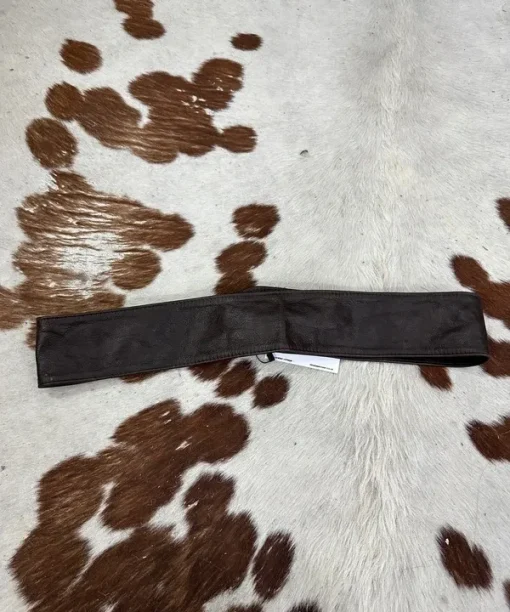 Alternative view of Deadstock Vintage Gothic Leather Utility Belt (L-XL)