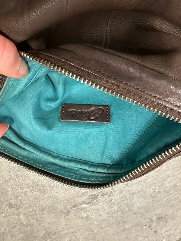 Vintage 2000s Diesel Leather Clutch Bag - Image 5