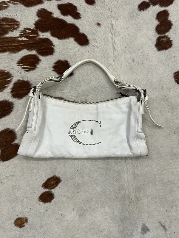 Vintage Real Leather Just Cavalli Vintage Shoulder Bag